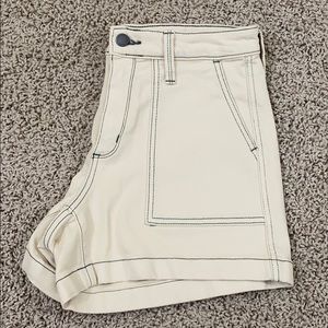 Cream colored shorts!